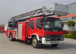 China 30 Meters Height Six Seats Japanese Chassis 4x2 Drive Aerial Ladder Fire Engine wholesale