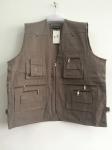 vest, waistcoat, polyester washed fabric, weeding vest, weeding waistcoat, S-3XL