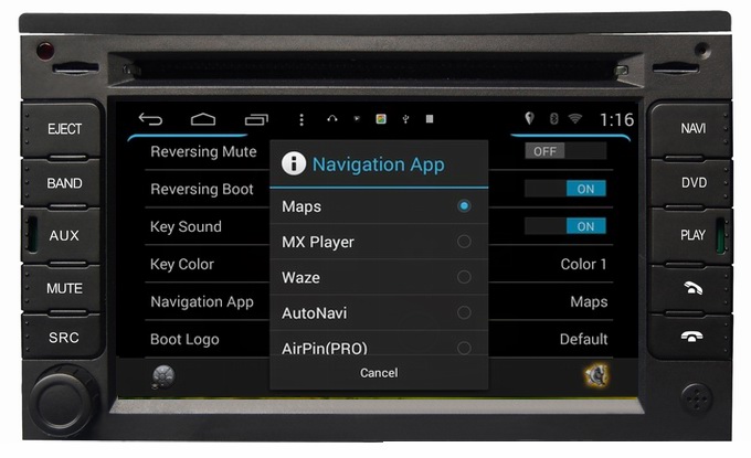 Ouchuangbo S160 Peugeot 307 2004-2013 radio dvd gps navi android 4.4 3G WIFI USB canbus