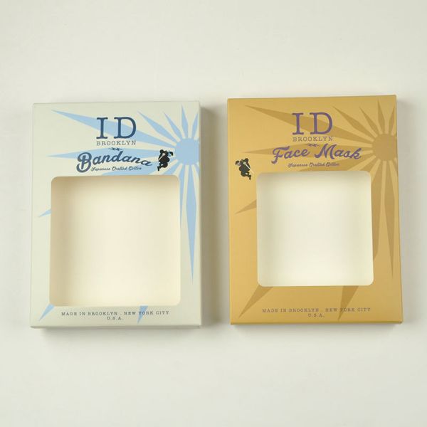 Factory Customization Facial Mask Grooming Supplies Box with Window Display
