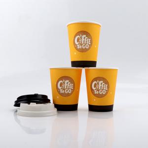 China Printing Single Wall Paper Cups Customized Hot Coffee Paper Cup With Lid wholesale