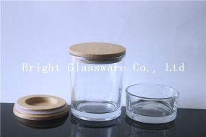 China votive candle holder with wooden lid in China wholesale