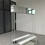 Wedding Crystal Flower Stand Centerpiece With Mirror Flower Holder 150cm