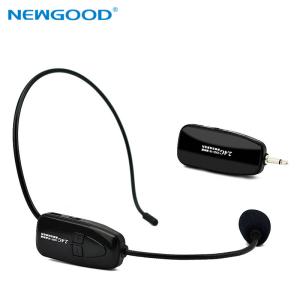 China NEWGOOD 2.4Ggz Wireless Microphone Speech Headset Megaphone Mic For Teaching Meeting Tour Guide wholesale
