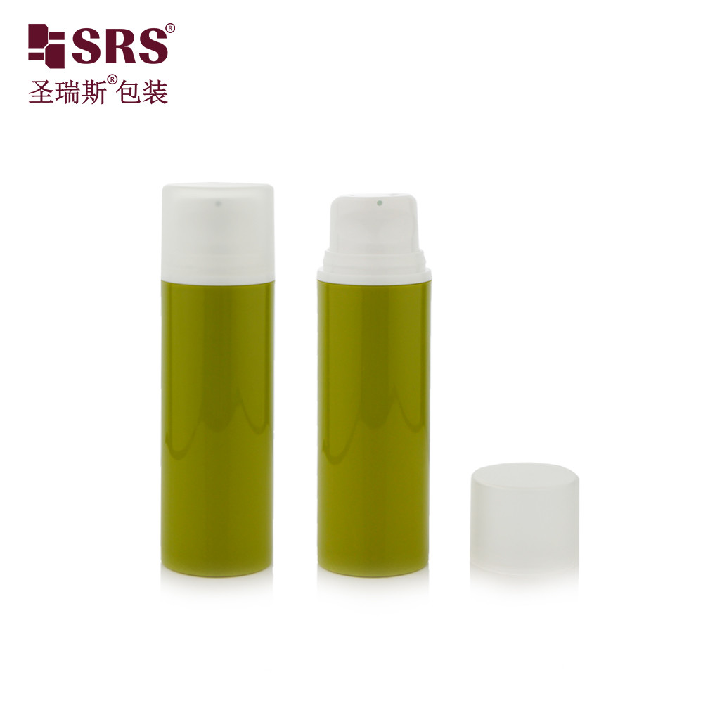PA203A 15ml 30ml 50ml Empty PP PCR Injection Custom Color Glossy Airless Lotion Pump Bottle For Cosmetic