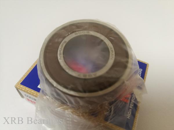 Contact Rubber Sealed Deep Groove Ball Bearing 6205DDU 25×52×15mm For Industrial