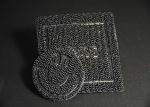 Customised Velcro embossed clothing labels Glossy / Matt Tpu Logo