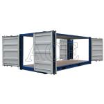 Fully Side Opening 20ft Dry Container for Customized Cargo Transportation