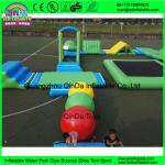 Custom design outdoor adults giant inflatable floating water park for open water
