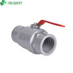 Water Industrial Usage PVC 2PCS Stainless Steel Ball Valve OEM