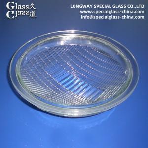 China OEM Moulded Soda Lime Glass Lamp Cover Lens For Outdoor Light wholesale