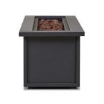 Outdoor Furniture Gas Fire Pit Table 48"L x 15"W x 13.5"H Perfect for Outdoor