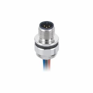 China 3 Pin M12 Circular Connector A Code Brass Contact Male Connector wholesale