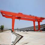 Outdoor U Type Overhead Double Girder Gantry Crane Construction