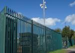 Powder Coated Euro Steel Palisade Fence For Factory