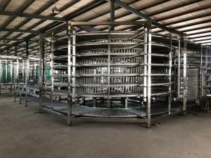 China Stainless Steel Material Spiral Cooling Conveyor wholesale