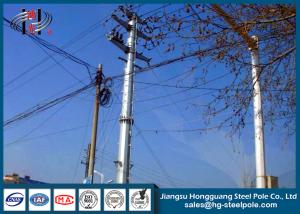 China Anti - Rust Tubular Electric Steel Pole For Transmission Line Pole wholesale