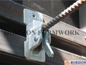 China Cast Iron Spring Clamp Concrete Forming Accessories Tensioning Wire Tie Bar wholesale