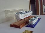Hand Painted Wooden Ship Models , Princess of the heyday Cruise Ship Model