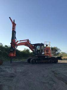 China TYSIM KR50 Mini Hydraulic Drilling Machine Rig Tysim Piling Equipment Low Noise Max. Drilling Diameter 1200 Mm wholesale