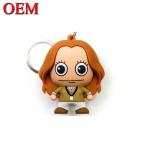 OEM Logo Soft PVC 3D Keychain Custom Animal Keychain Figure own design Key