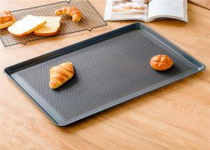 China RK Bakeware China Peforated Aluminium Baking Tray / Flat Perforated Baking Tray Bread Sheet Pan wholesale