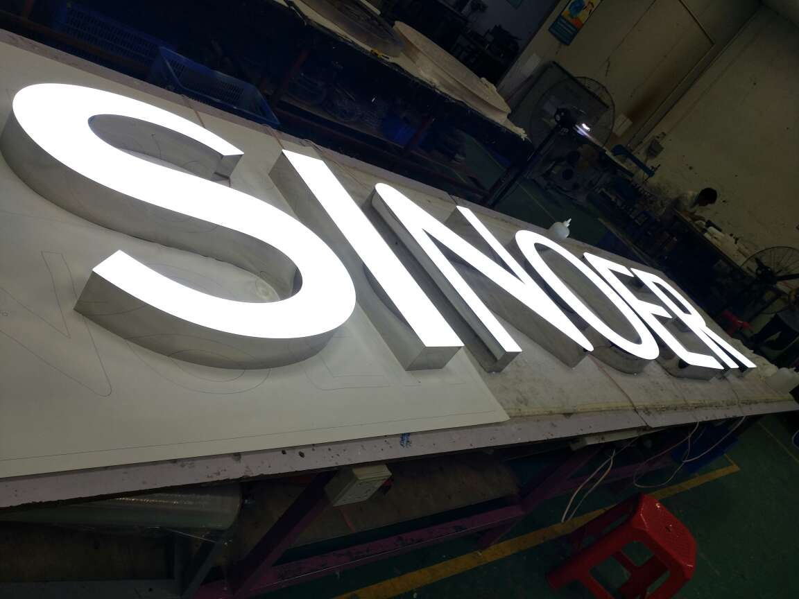 UL Listed 3D LED Letter Signs PVC / Aluminum PANTONE RAL Color