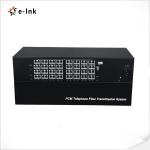 F/O FXO FXS Analog Fiber Optic Accessories Telephone Line Converter 64Ch