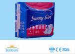Ebossed Ladies Sanitary Napkins , Women'S Hygiene Pads Mesh Surface