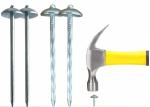 Umbrella Head Galvanized Roofing Nail For Plastic Tile