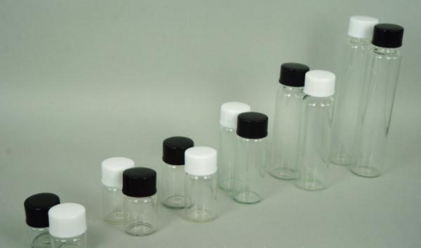 Quality 3ml transparent glass vial, 3ml reagent sample glass bottle for sale