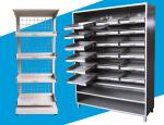 Multi Function Pharmacy Display Shelves For Hospital Steel Material
