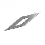 57x19x0.4mm Tungsten Carbide Blade Double Edges Industrial Slotted Cutter For