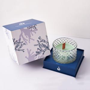 China NEW  Design Luxury Logo Printed  Rigid White Cardboard Custom GIFT BOX Candle Box wholesale