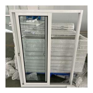 China Customized Aluminum Sliding Glass Window For House White Tempered Glass Window wholesale