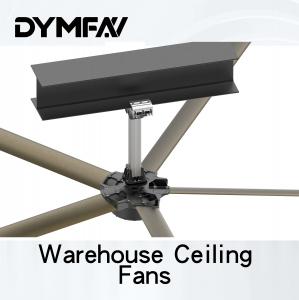 China 120 RPM 24 Foot Industrial Ceiling Fan Cooling HVLS Large Commercial Ceiling Fans wholesale