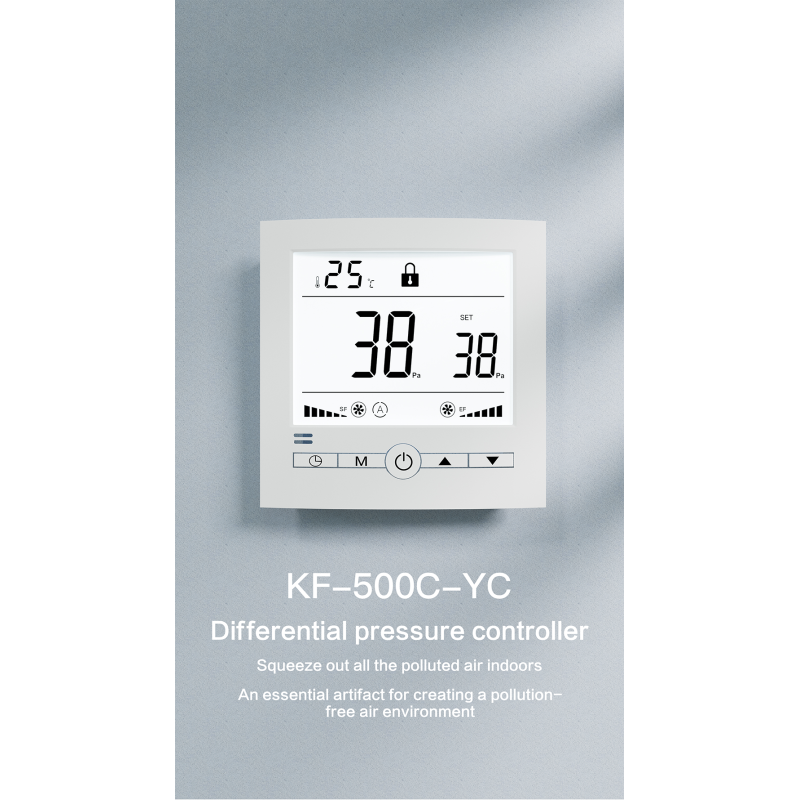 Real Time Differential Pressure Controller Intelligent Fresh Air Ventilation Controller