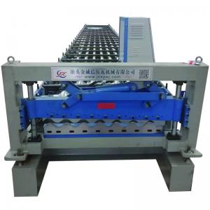 China 380v Corrugated Sheet Roll Forming Machine 18m/Min Corrugated Iron Sheet Making Machine wholesale