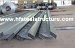 Galvanized C Purlin Steel Building Kits For Construction Material / Bracket