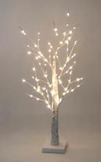 China 72pcs Holiday LED Lights Birch Light Tree With Fairy Lights Battery Decoration wholesale