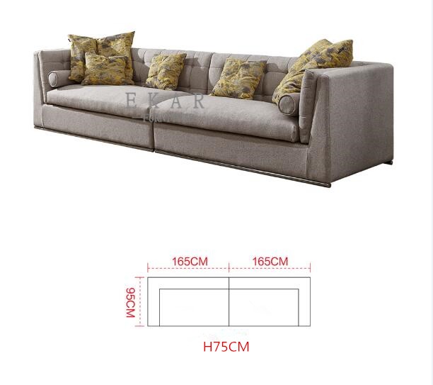 European Simple Style Velvet Couch Sets