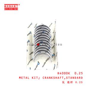 China R4000K 0.25 Standard Connecting Rod Metal Set suitable for ISUZU 6HE1 6HH1 wholesale