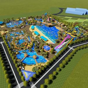 China OEM ODM Water Park Design For 5 Hectares Land Including Parking And Other Facilities wholesale