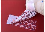 Waterproof PET Acrylic Adhesive Tamper Evident Void Labels