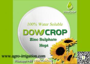 China DOWCROP HIGH QUALITY 100% WATER SOLUBLE HEPT SULPHATE ZINC 21% WHITE CRYSTAL MICRO NUTRIENTS FERTILIZER wholesale