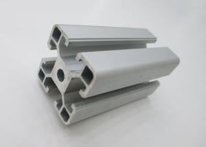 China Silver Industrial T Slot Aluminum Extrusion Stock Shapes Anodised For Assembly Line wholesale