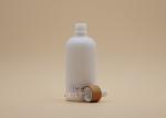 Cylinder Shape White Glass Dropper Bottles 100ml For Cosmetic Packaging