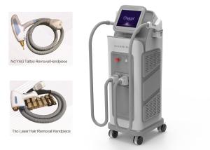 China Vertical 2 In 1 IPL Laser Machine Diode Hair ND Yag Tattoo Removal Laser Machine wholesale