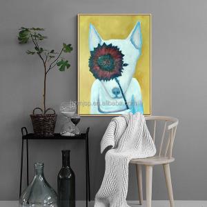 China OEM ODM Abstract Animal Oil Painting On Canvas Wall Art Decor Modern Textured wholesale