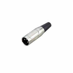 China XLR Connector,3 Pins with Nickel Contacts.Rohs. MS-A002N-3P wholesale